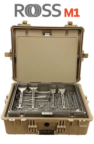 ROSS M1 Loaded with Surgical Instruments for Sterilization